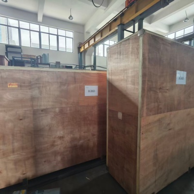Quality valve test bench and ball grinding machine are loaded and shipped to Brazil